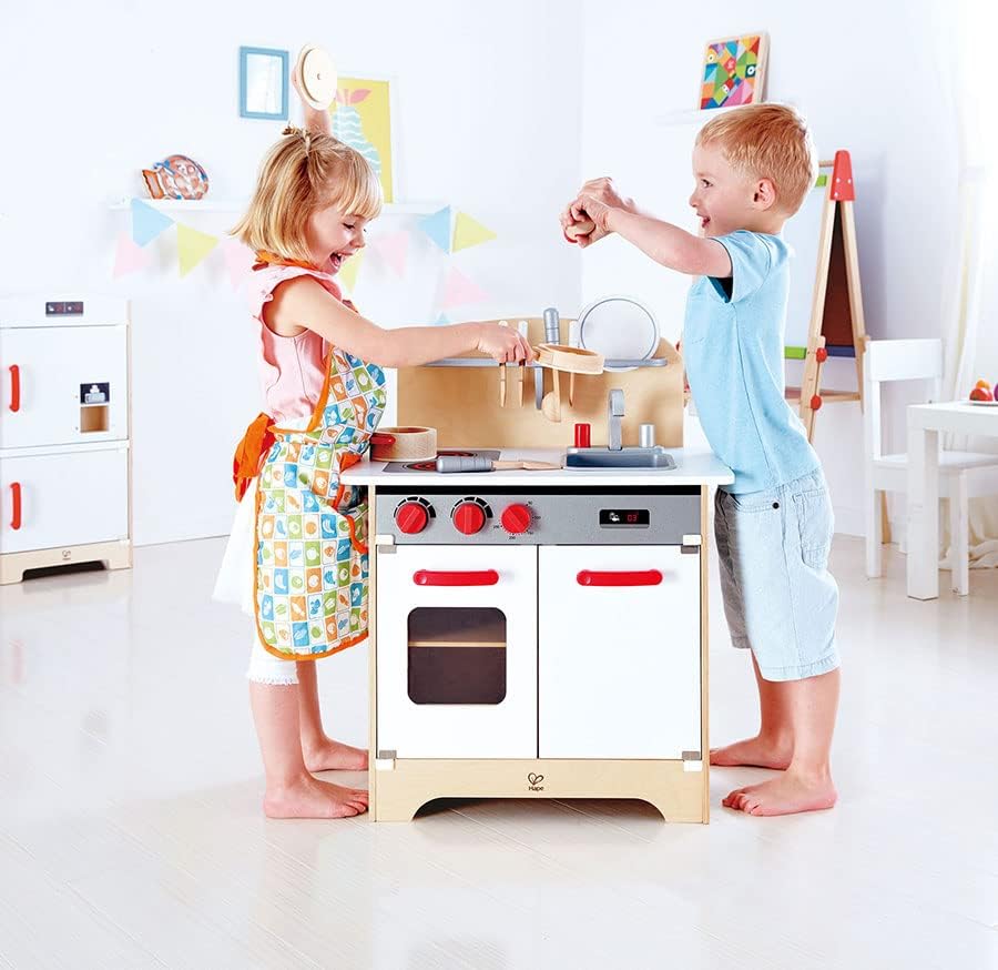 Charming Gourmet Wooden Play Kitchen by Hape