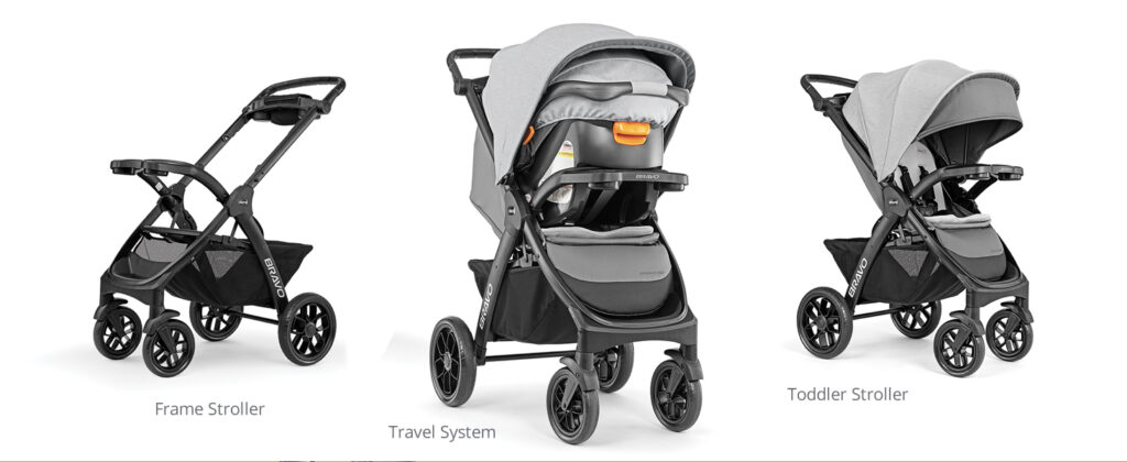 Chicco Bravo Le Clear Tex Quick Fold Stroller