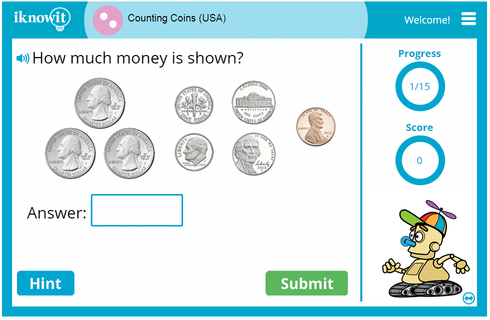 Counting Money Game