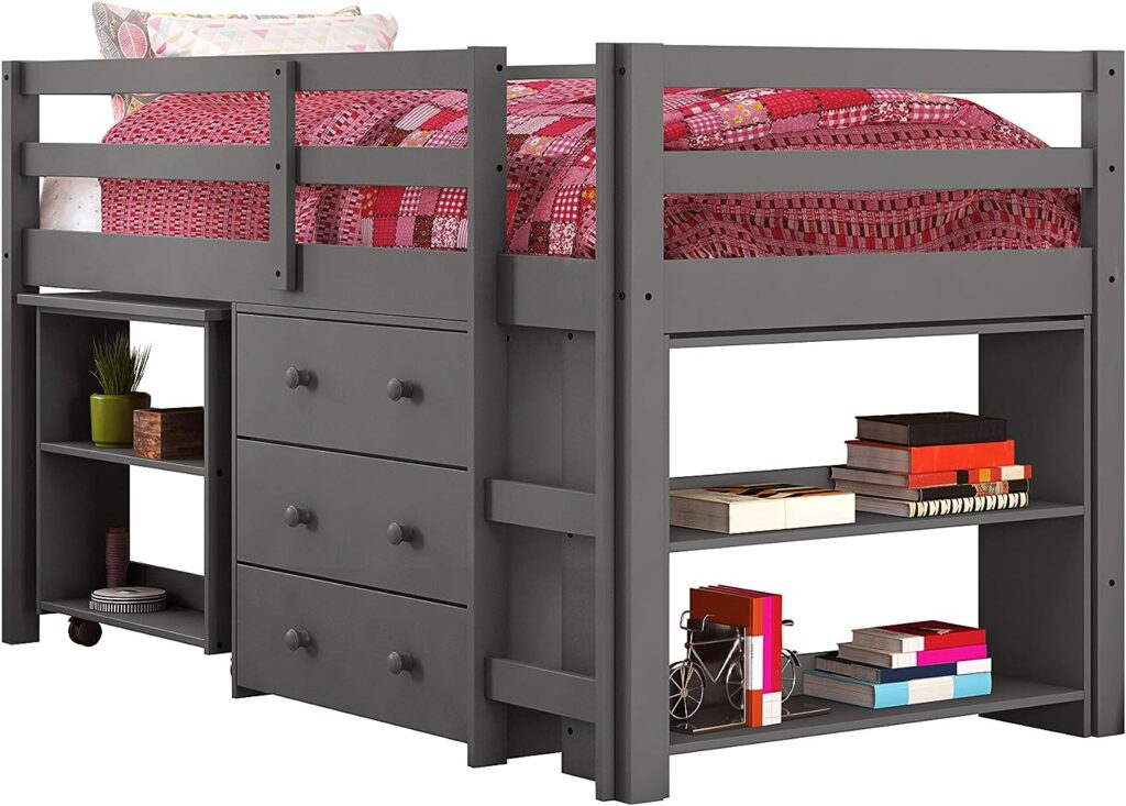 DONCO Kids Low Study Loft Bed