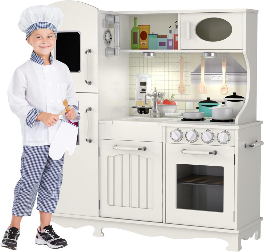 Fusion Wooden Play Kitchen Set by KIDDERY TOYS