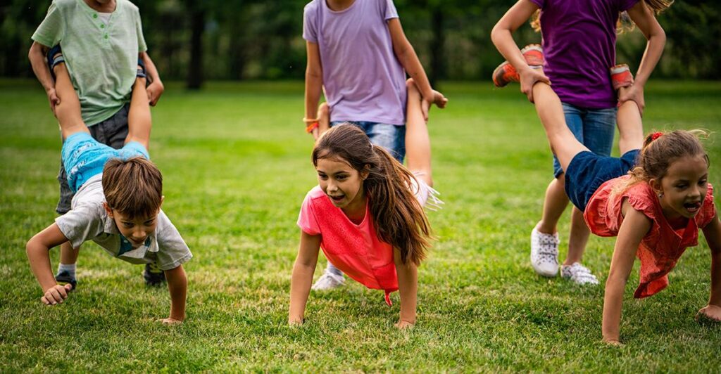 Human Wheelbarrow Race