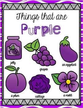 Learning Activities to Create Purple Things