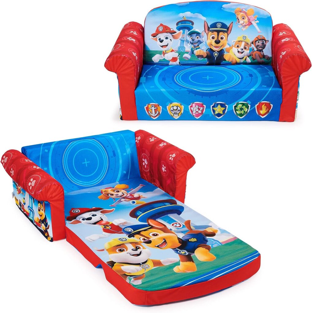 Marshmallow Furniture, Children’s 2-in-1 Flip Open Compressed Sofa