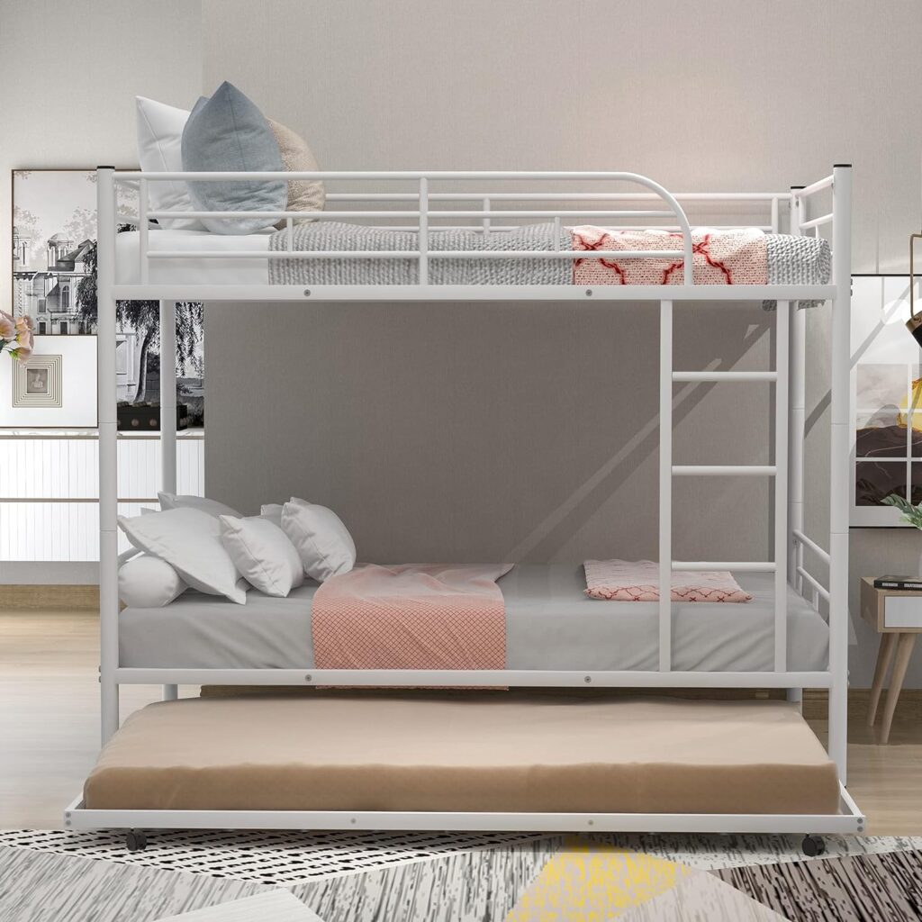 Merax Twin Over Twin Metal Bunk Bed