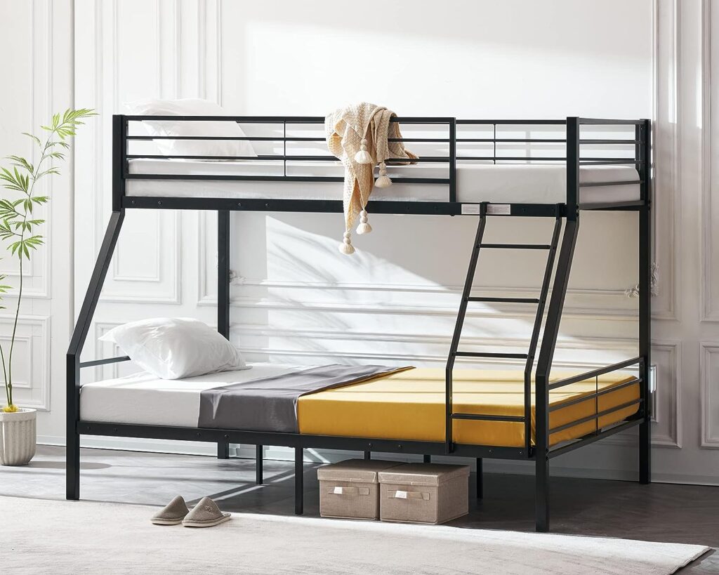 Metal Twin Over Full Bunk Bed