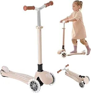 MomnLittle Foldable Kids 3 Wheels Scooter