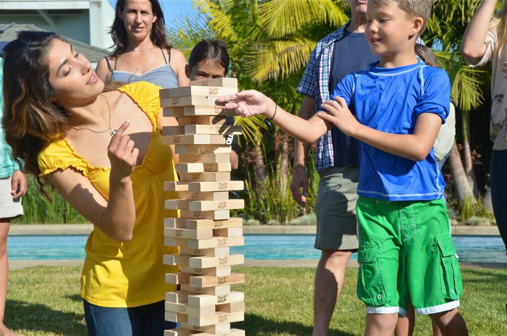 Name Tower or Jenga