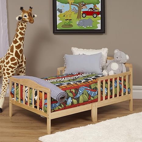 Natural Wood Toddler Bed