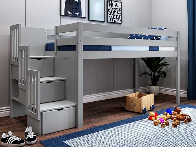 Princess Low Loft Bed