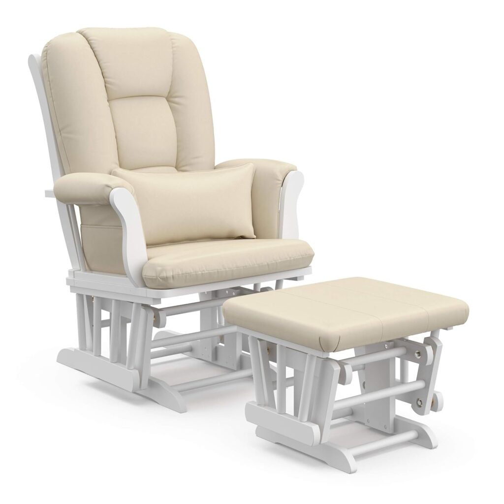 Storkcraft Tuscany Custom Glider and Ottoman