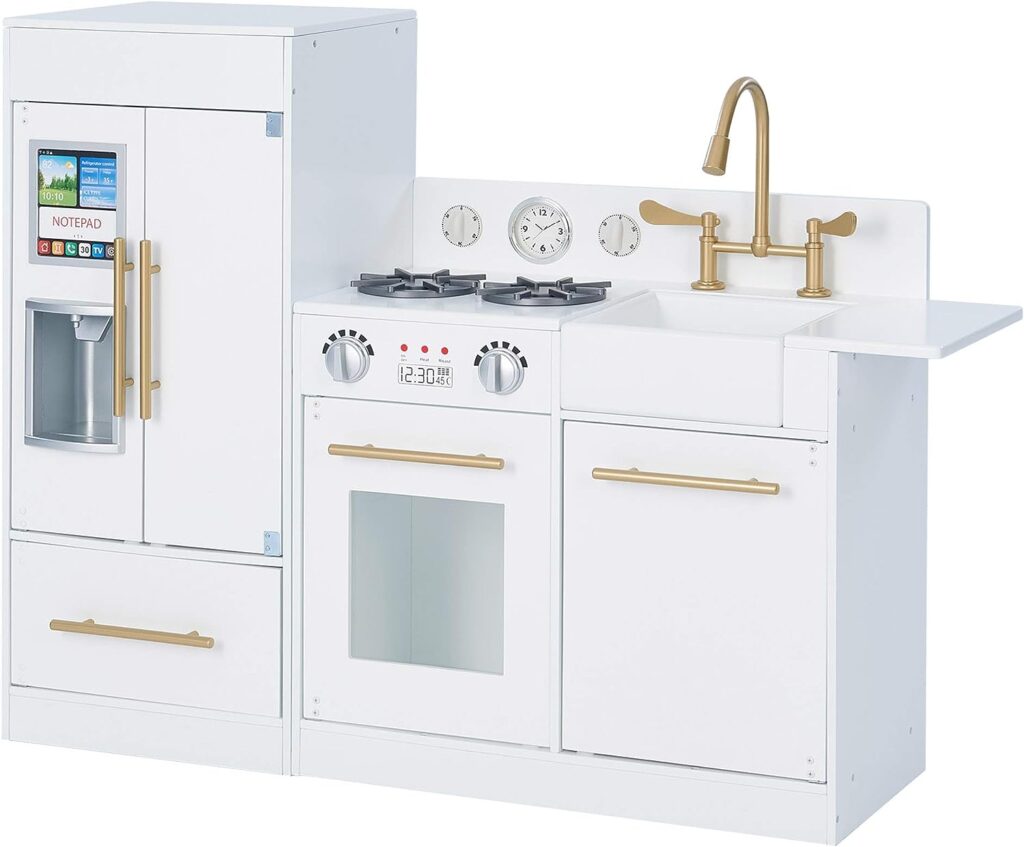 Ultra Modern Little Chef Charlotte Play Kitchen by Teamson