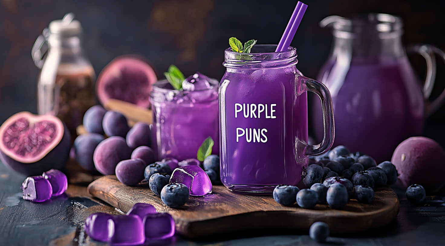 Purple Food Puns