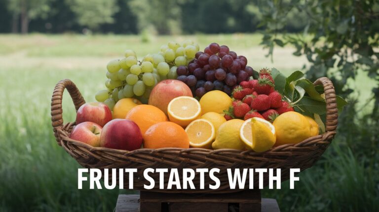 fruits start with letter f