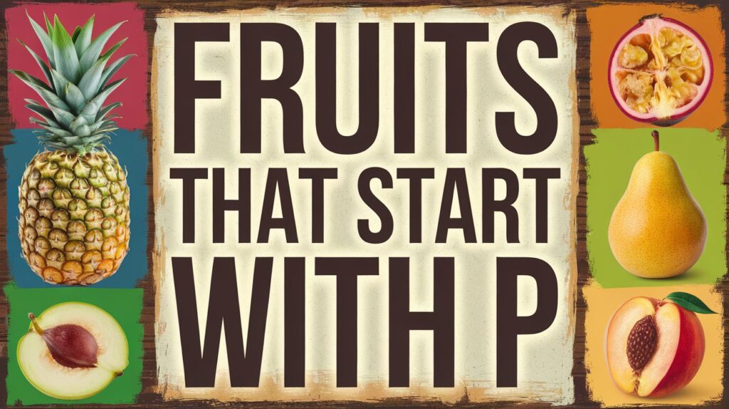 fruits that start with p