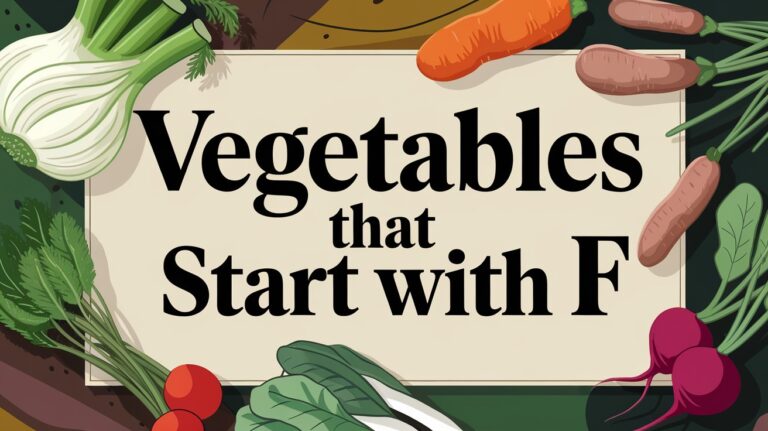 vegetables that start with f