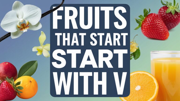 what fruit starts with v