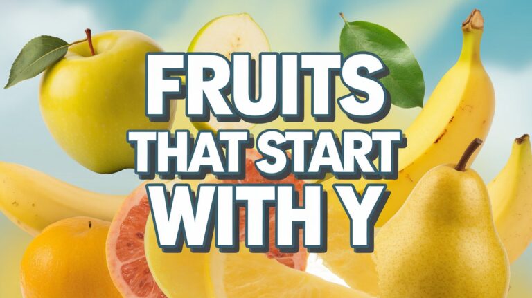 what fruit starts with y