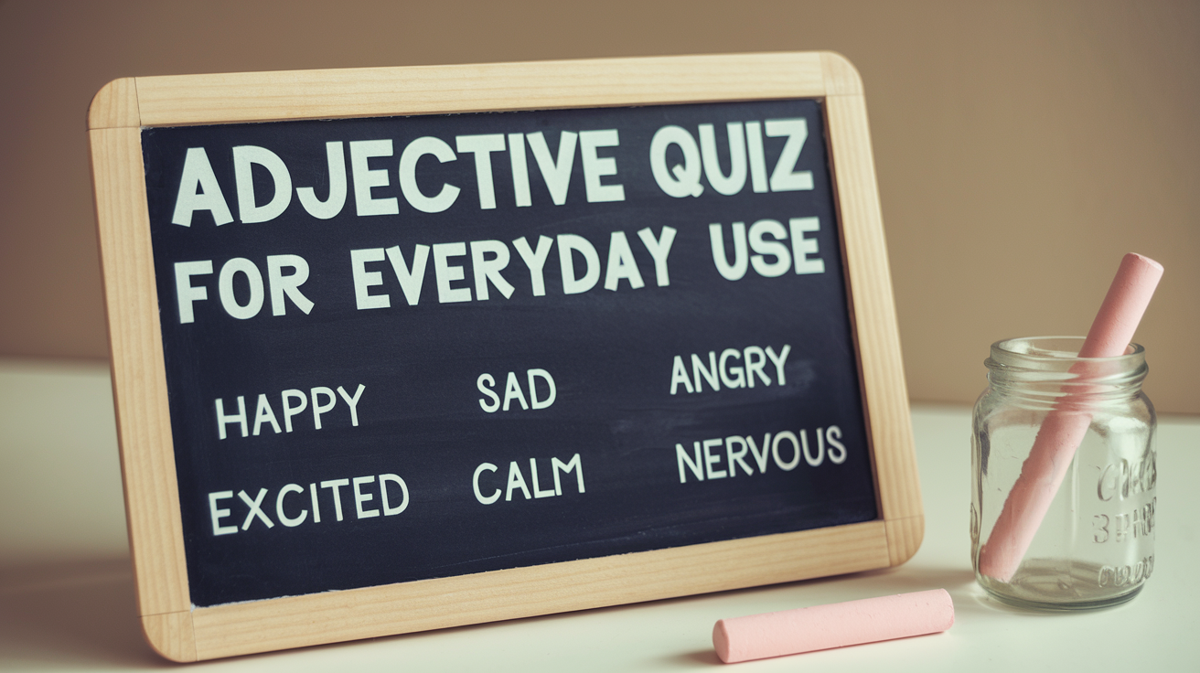 Adjective Quiz for Everyday