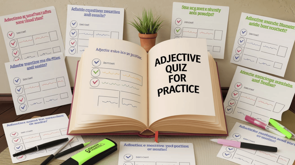 Adjective Quiz for Your Practice