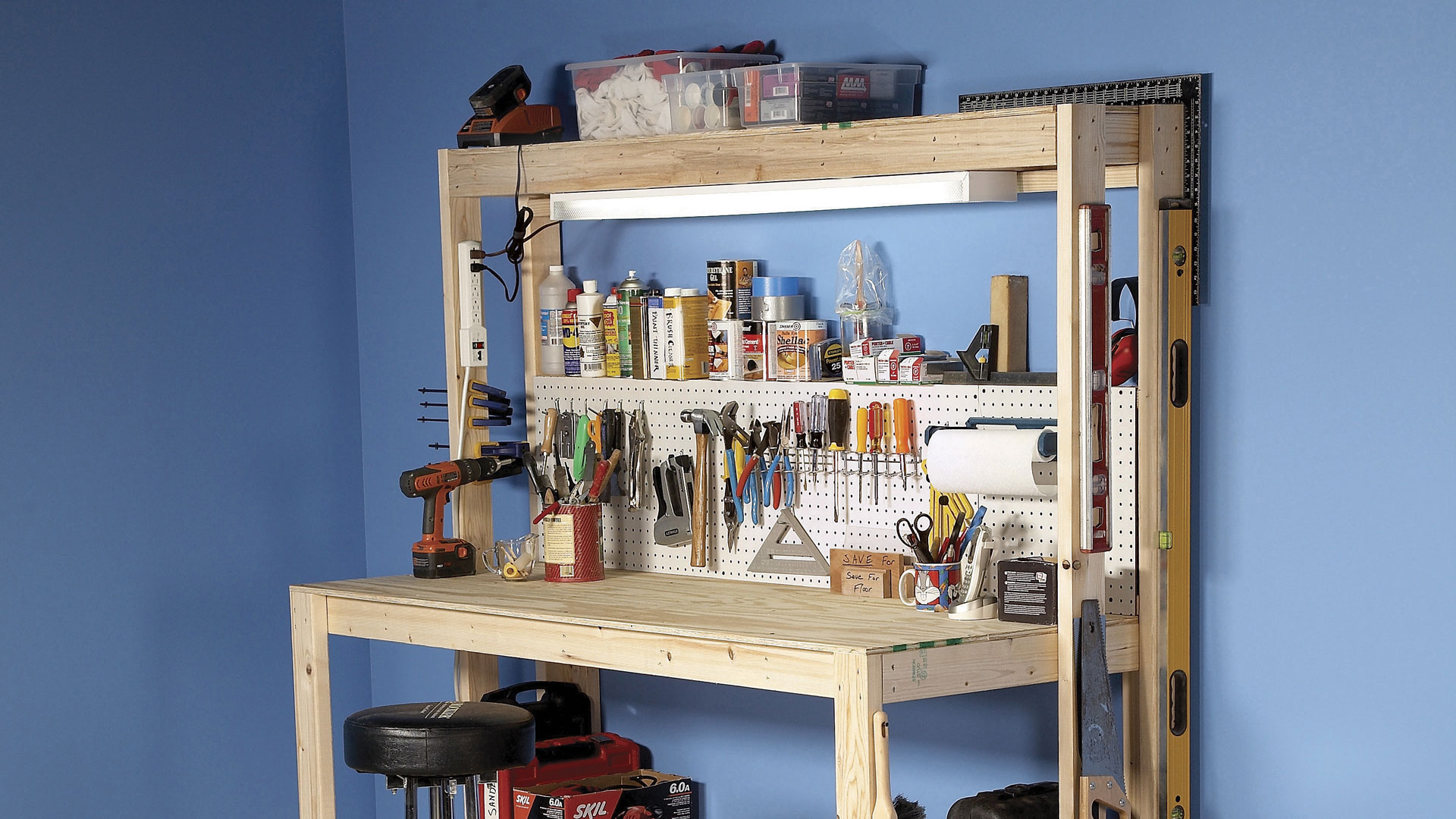 Free DIY Work Bench Ideas for You