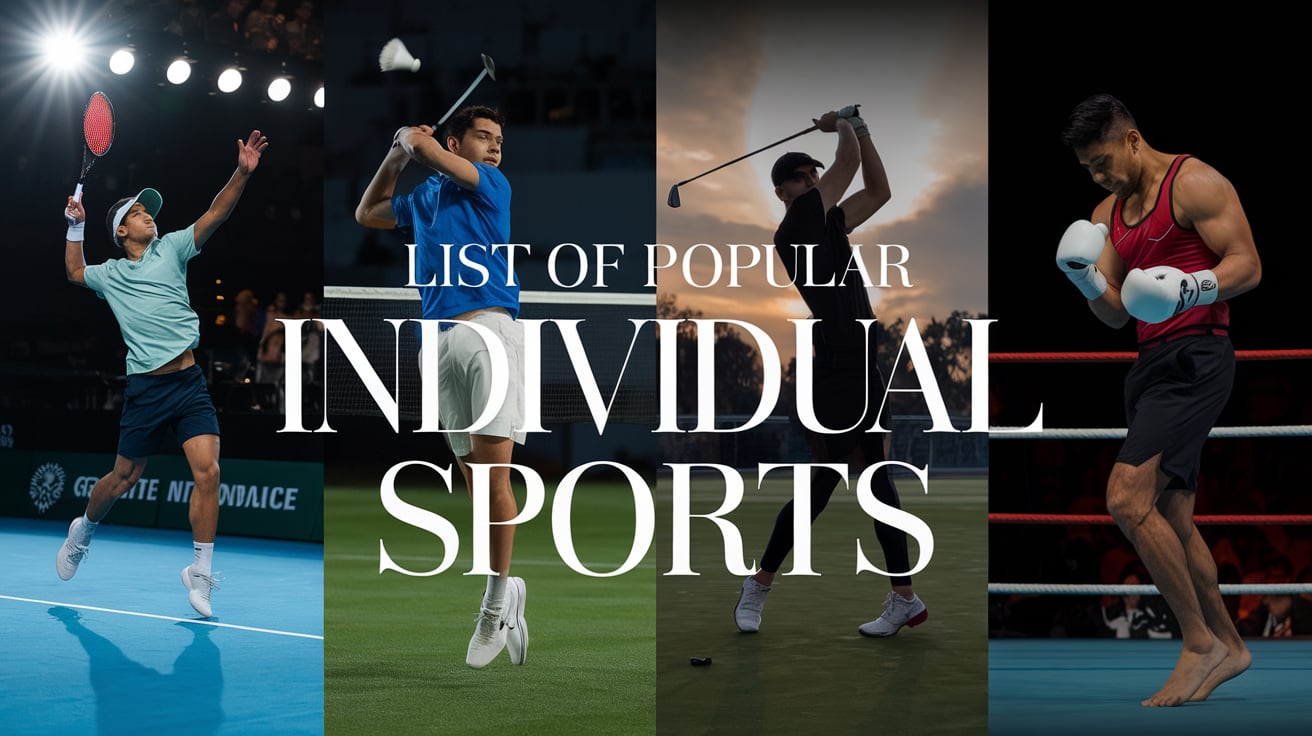 List of Popular Individual Sports