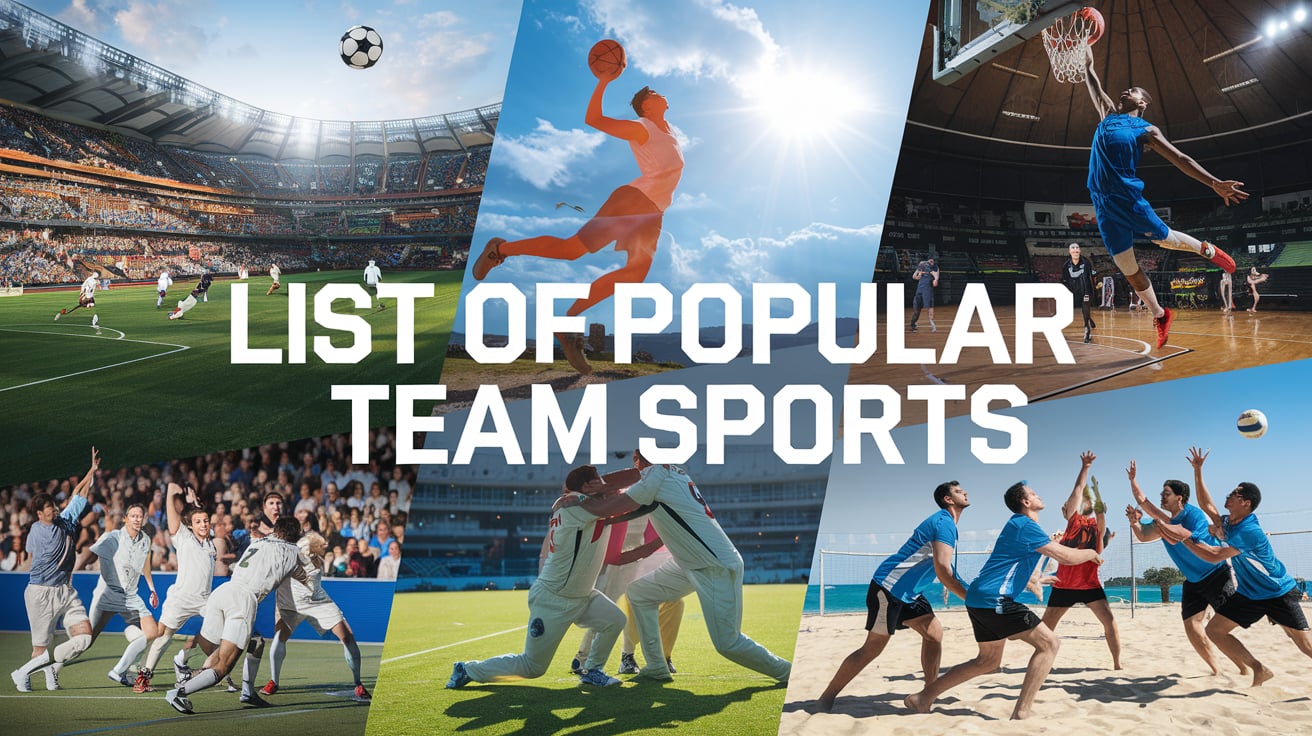 List of Popular Team Sports