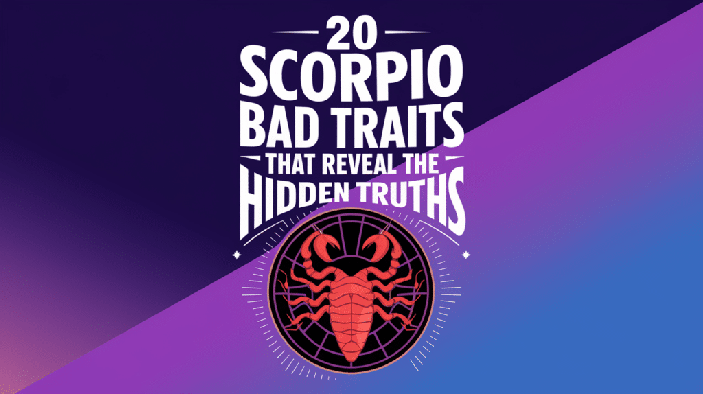 20 Scorpio Bad Traits that Reveal the Hidden Truths