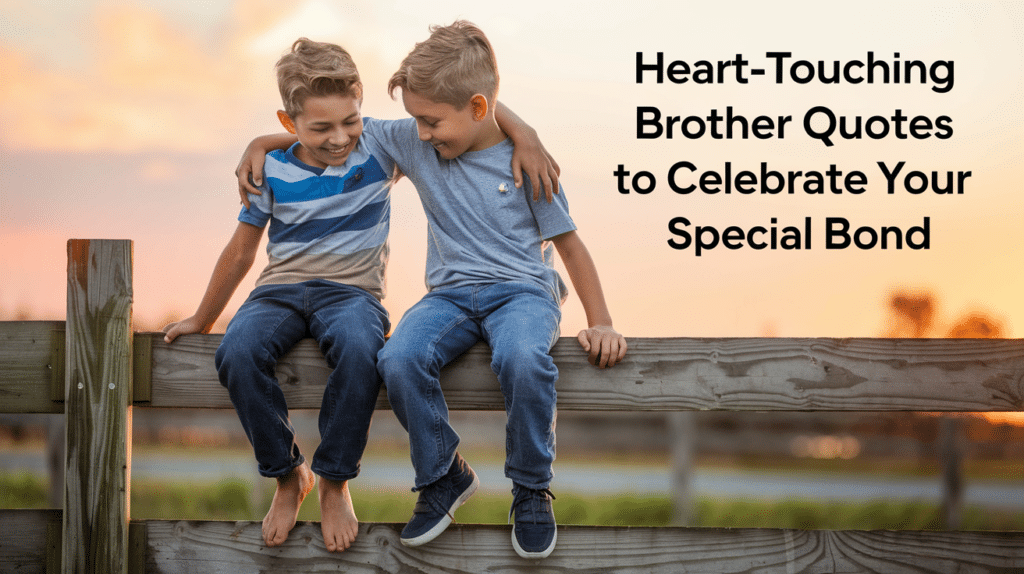 333 Heart-Touching Brother Quotes to Celebrate Your Special Bond