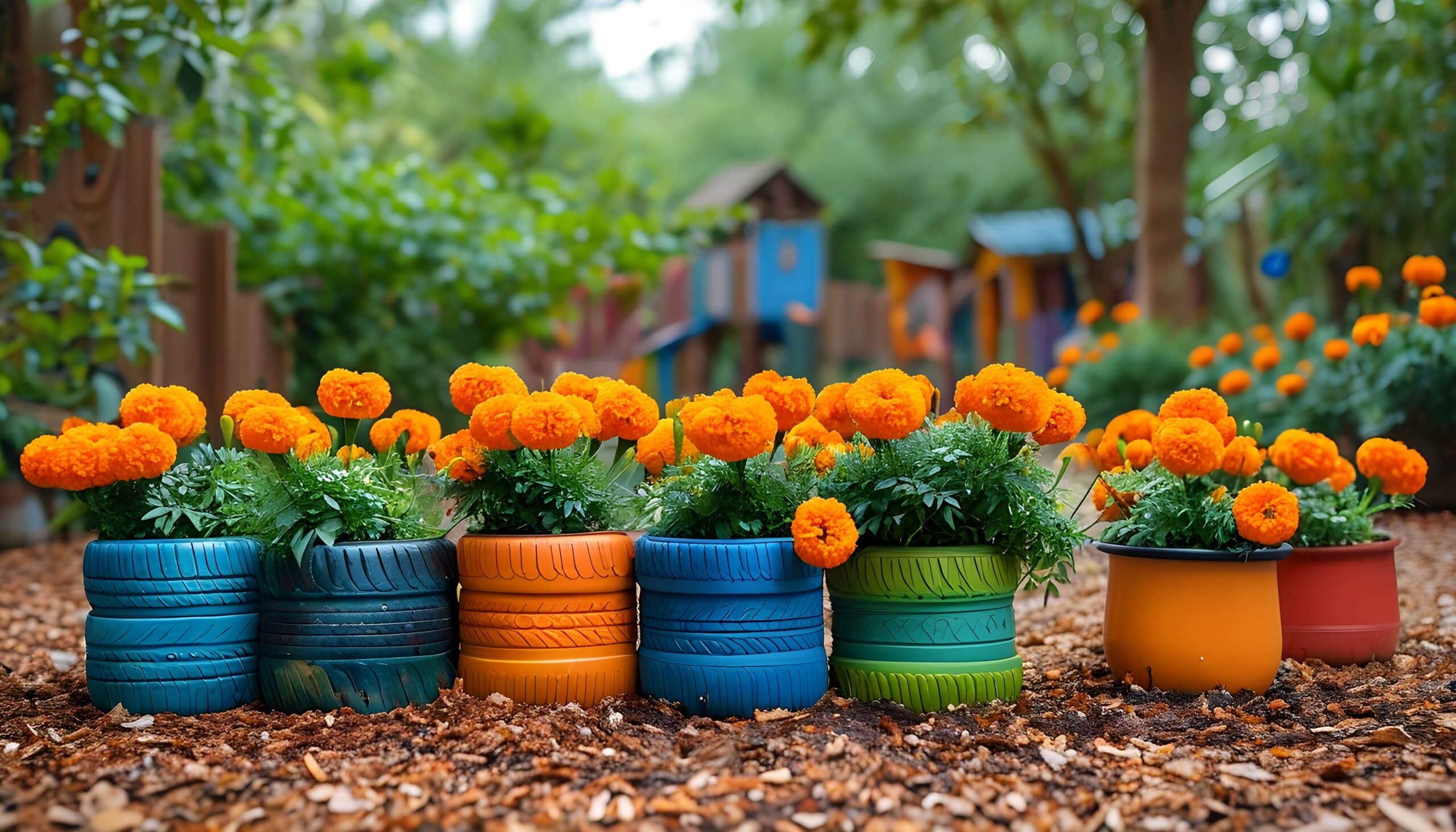 Use Planters to Add Pops of Color