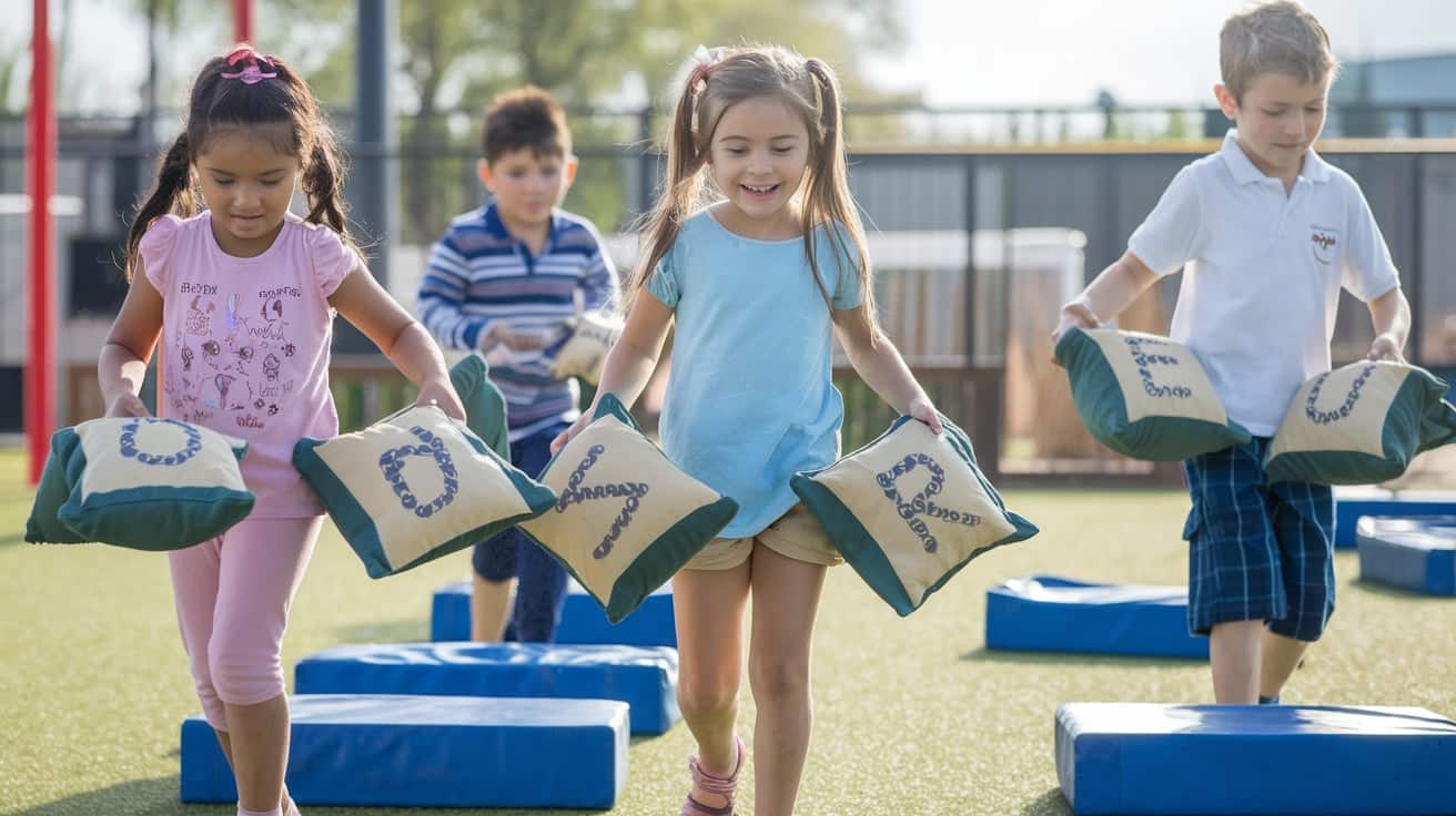 Alphabet Beanbag Balance