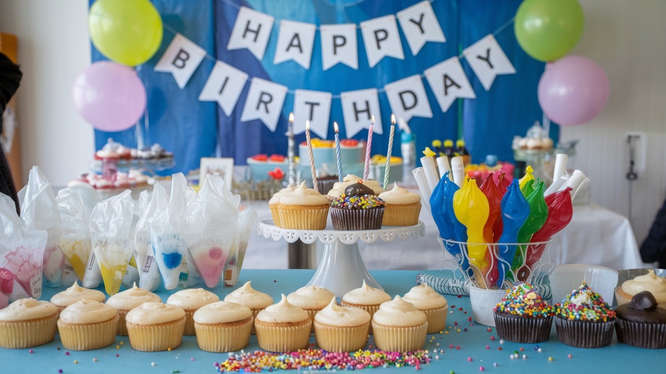 Cupcake Decorating Station