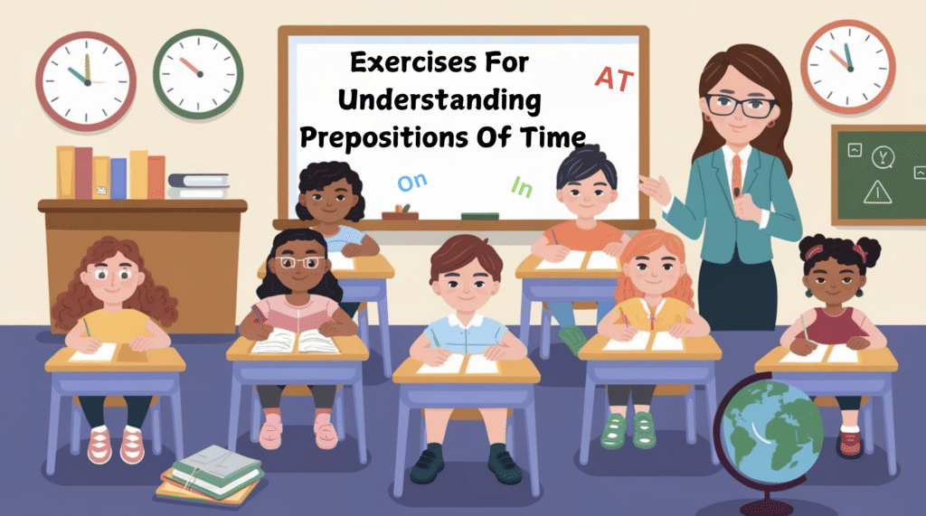 Exercises For Understanding Prepositions Of Time