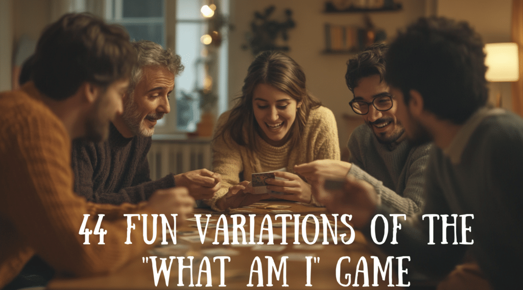 Fun Variations Of The "What Am I" Game