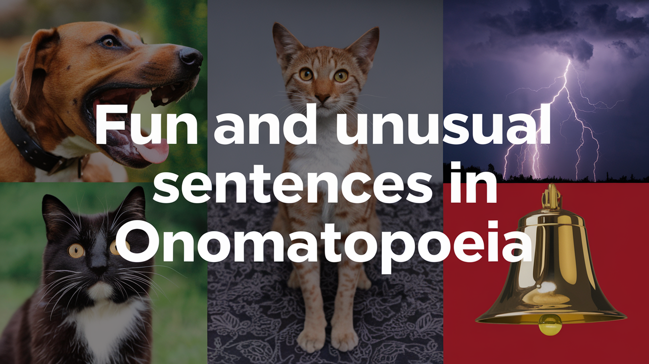 Fun and Unusual Sentences in Onomatopoeia