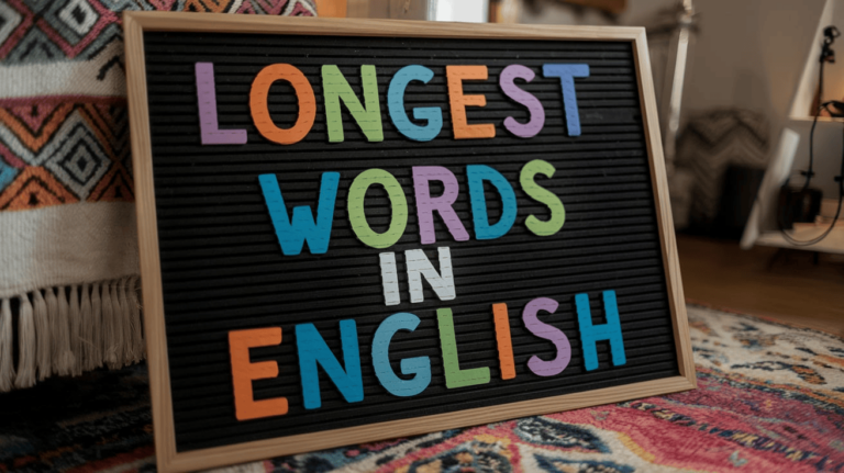 Longest Words in English with Their Meanings