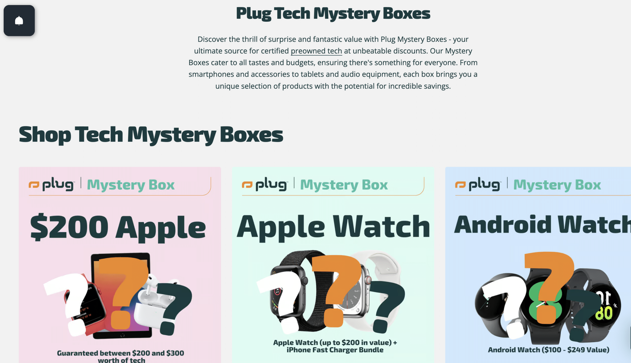 Plug Tech Mystery Boxes