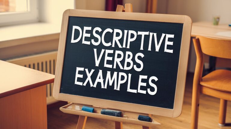 Powerful Descriptive Verbs to Improve Your Writing