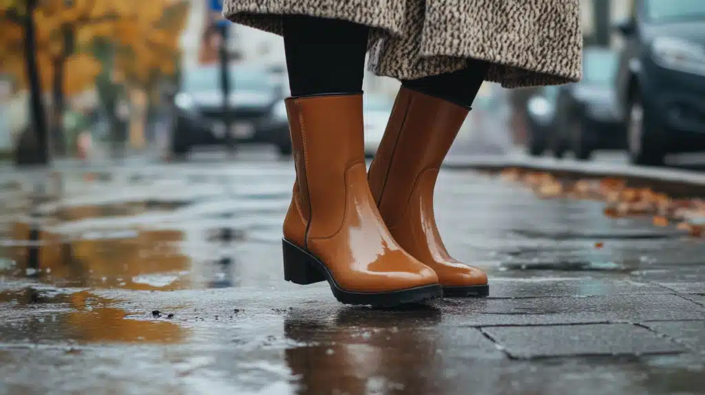 How to Style Boots for Rainy Day Chic