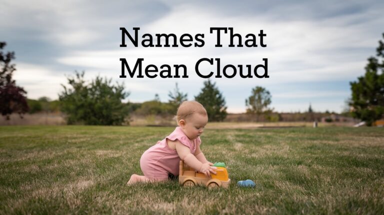 A Guide to Names That Mean Cloud