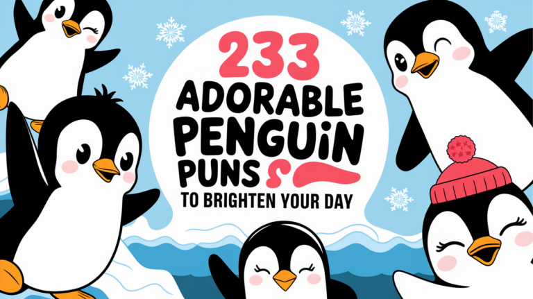 Adorable Penguin Puns to Brighten Your Day