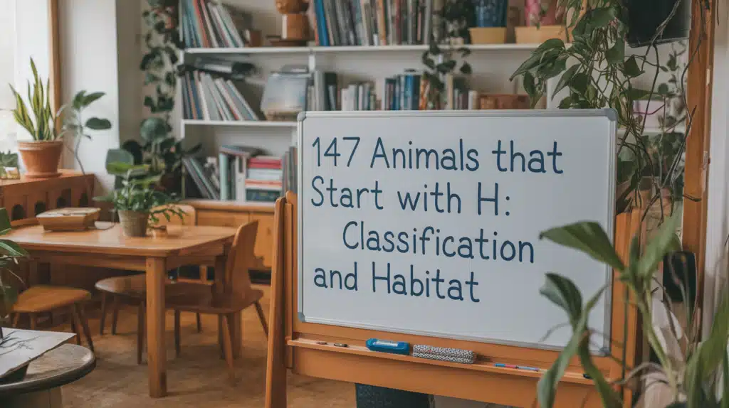 Animals Start with H: Classification and Habitat