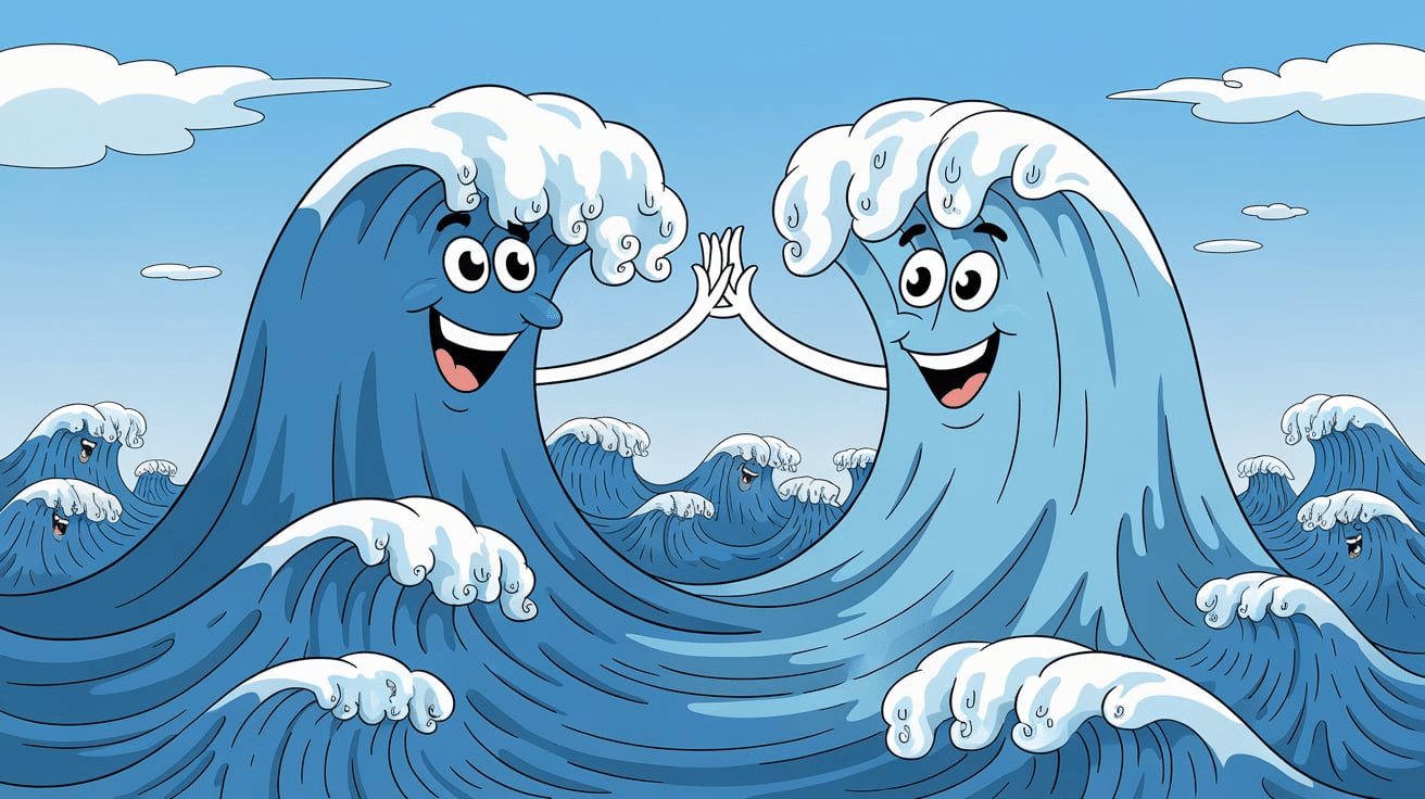 Beach Wave Hello Puns