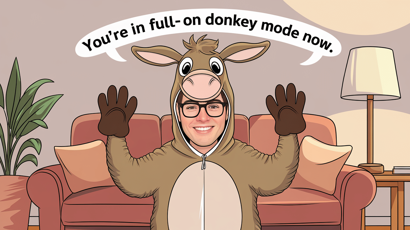 Braying One-Liners of Donkey Puns 