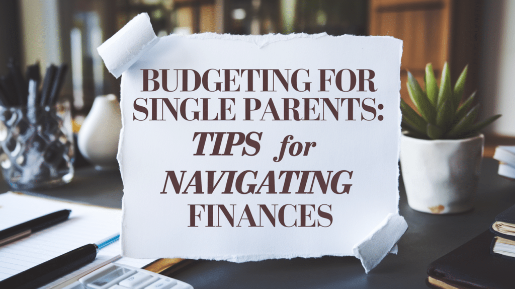 Budgeting for Single Parents