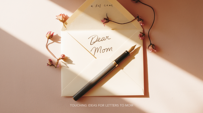 Creative and Touching Ideas for Letters to Mom