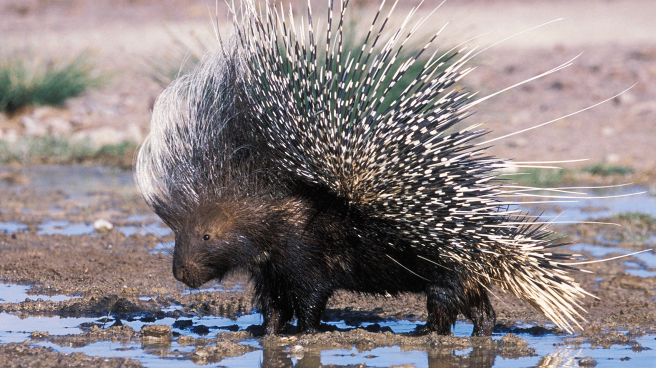 Crested Porcupine