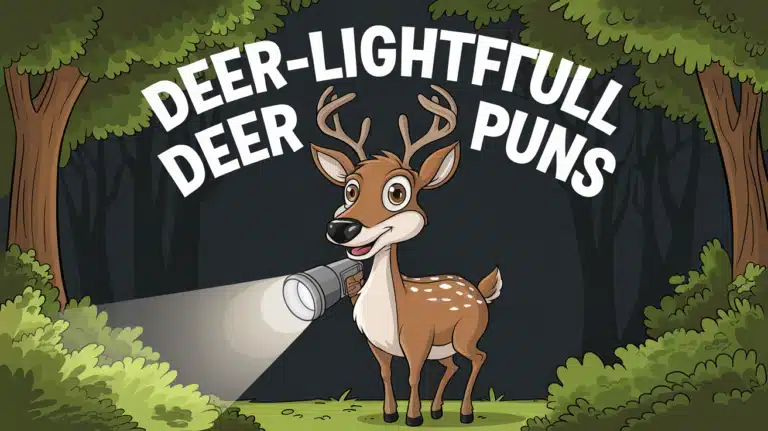 Deer-lightfull Deer Puns