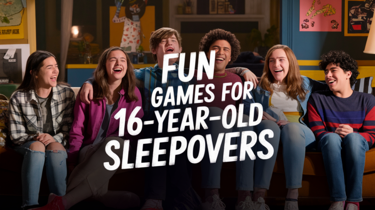 Fun Games for 16 Year Old Sleepovers