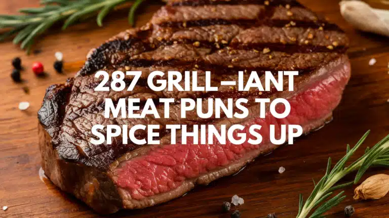 Grill-iant Meat Puns to Spice Things Up